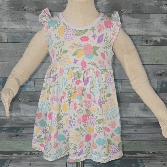 Mini Bop Floral Print Dress Size 12 Mo - Picture 1 of 5